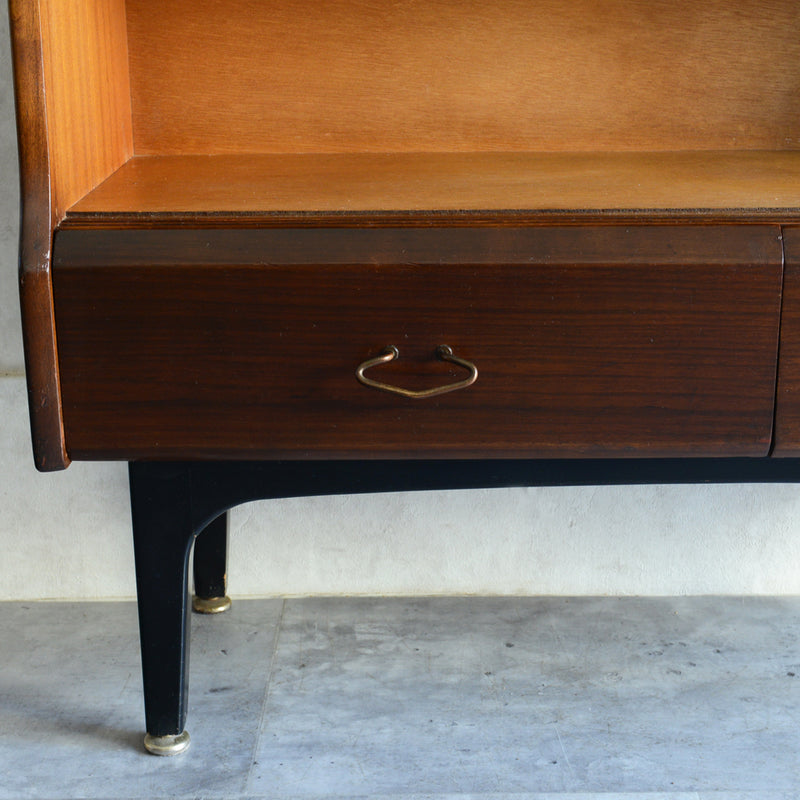 I様見学予約商品  Jentique  ジェンティーク　ガラスキャビネット 29 (天板剥離再塗装）