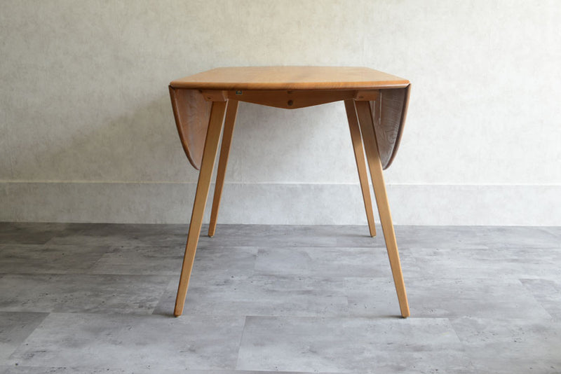 ERCOL アーコール 　ラウンド　ドロップリーフテーブル①