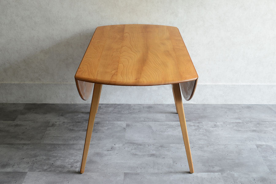 ERCOL アーコール 　ラウンド　ドロップリーフテーブル①