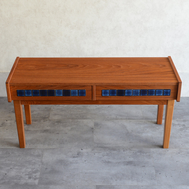 デンマーク ヴィンテージ ブルータイルチェスト3-31