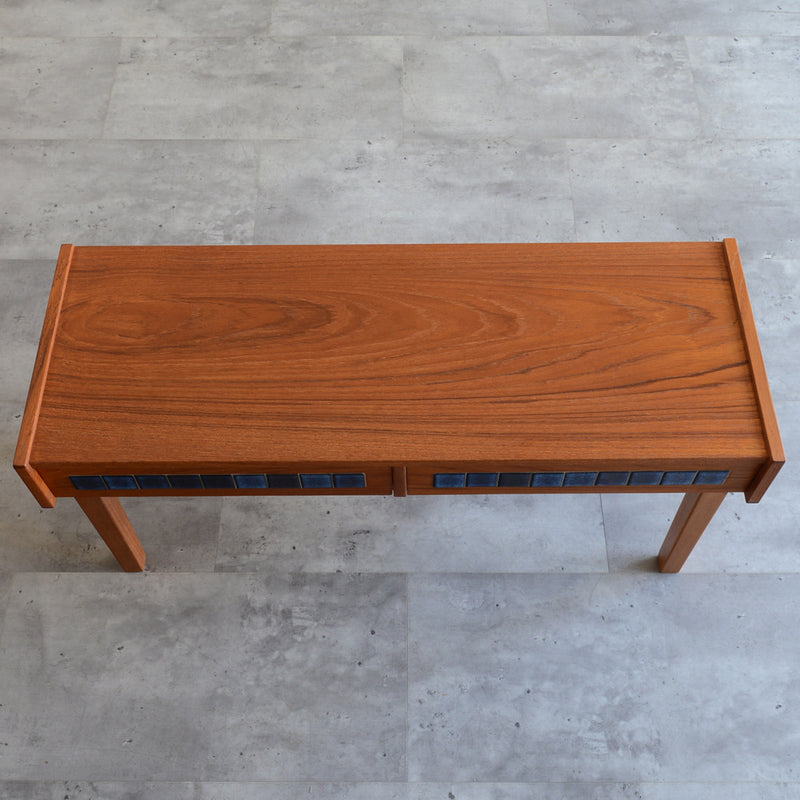 デンマーク ヴィンテージ ブルータイルチェスト3-31