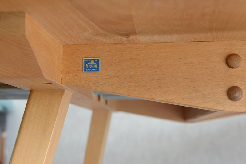 ERCOL アーコール 　ラウンド　ドロップリーフテーブル①