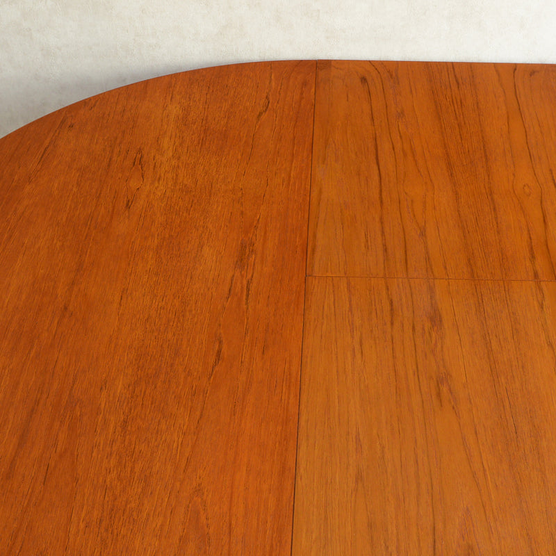 M様見学ご予約品　Meredew(メレデュー）エクステンション ラウンドテーブル 02 (天板剥離再塗装済）