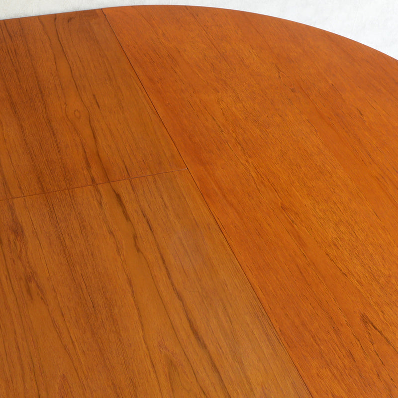 M様見学ご予約品　Meredew(メレデュー）エクステンション ラウンドテーブル 02 (天板剥離再塗装済）