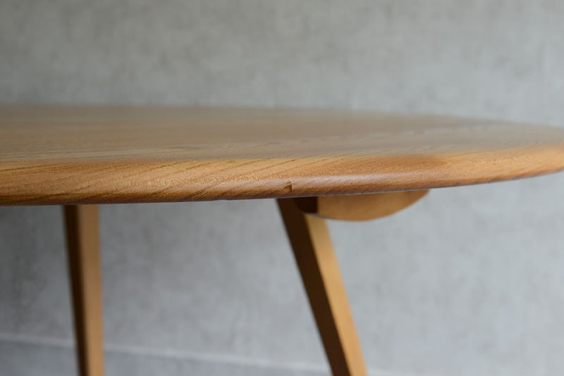 ERCOL アーコール 　ラウンド　ドロップリーフテーブル①