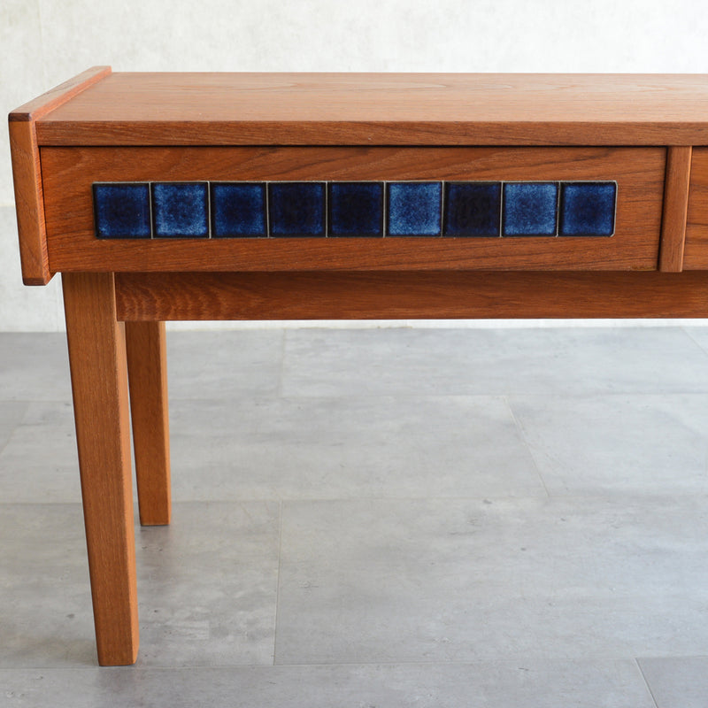 デンマーク ヴィンテージ ブルータイルチェスト3-31