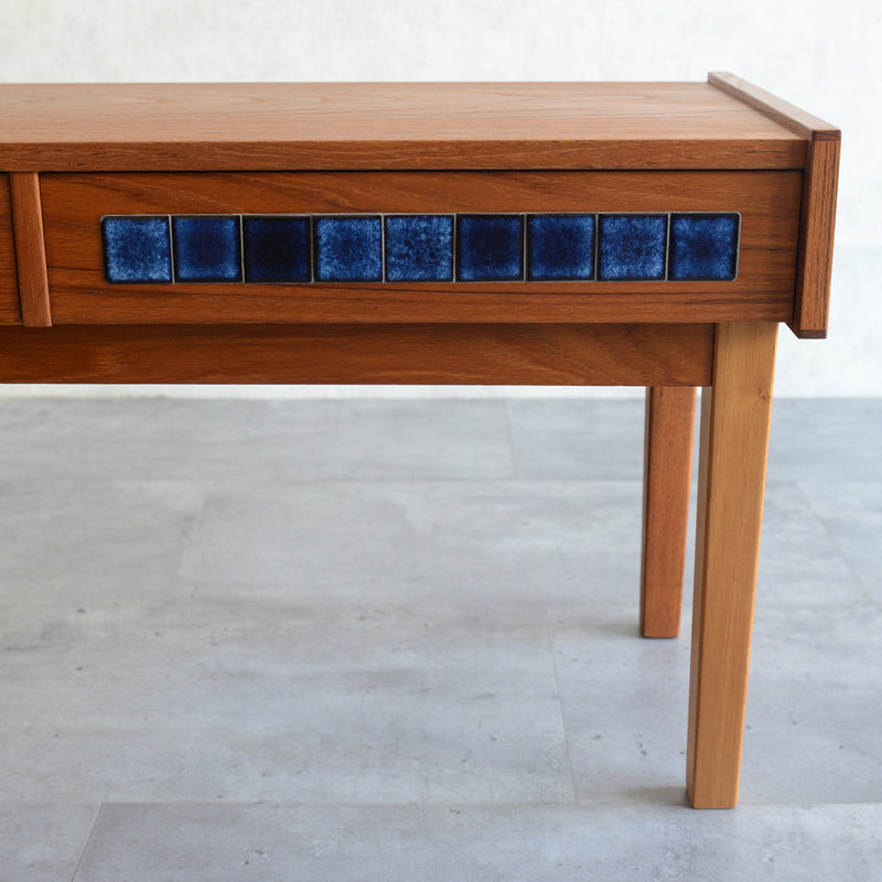 デンマーク ヴィンテージ ブルータイルチェスト3-31