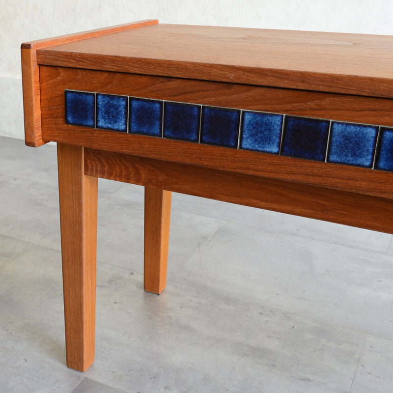 デンマーク ヴィンテージ ブルータイルチェスト3-31