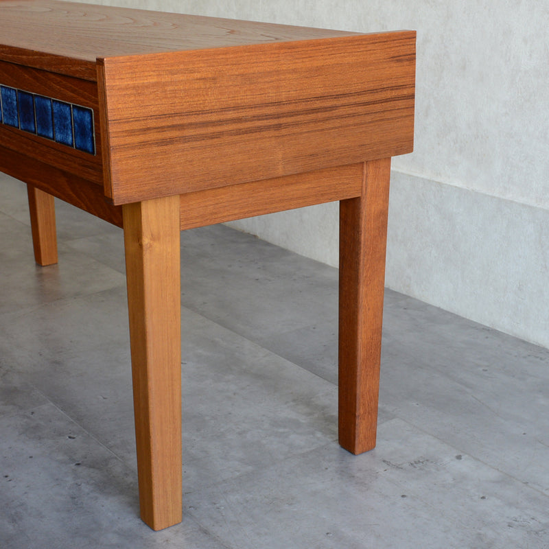 デンマーク ヴィンテージ ブルータイルチェスト3-31