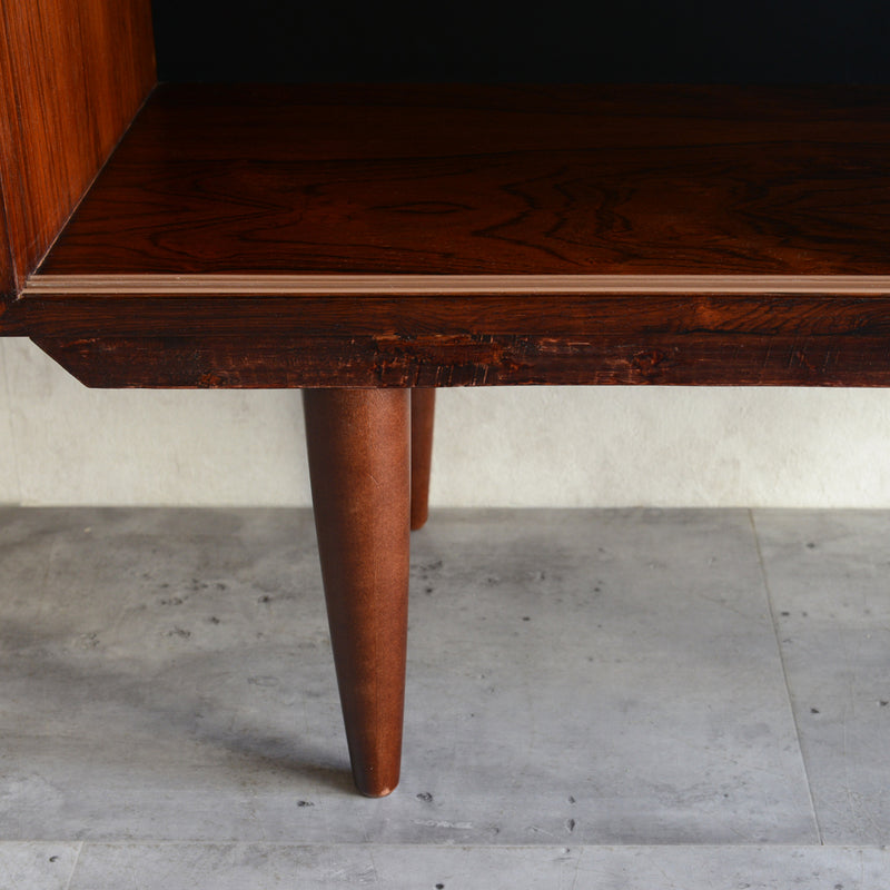 デンマークヴィンテージ 　ローズウッド ガラスキャビネット03