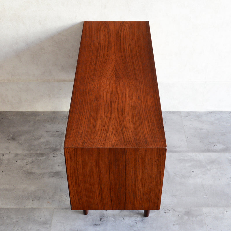 デンマークヴィンテージ 　ローズウッド ガラスキャビネット03