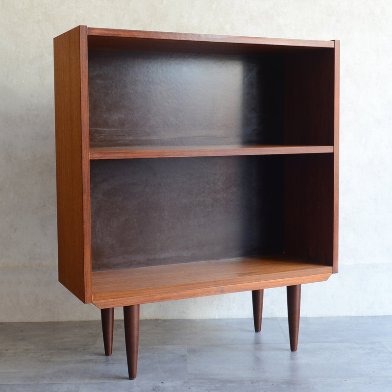 デンマークヴィンテージ　チークブックシェルフ6-2