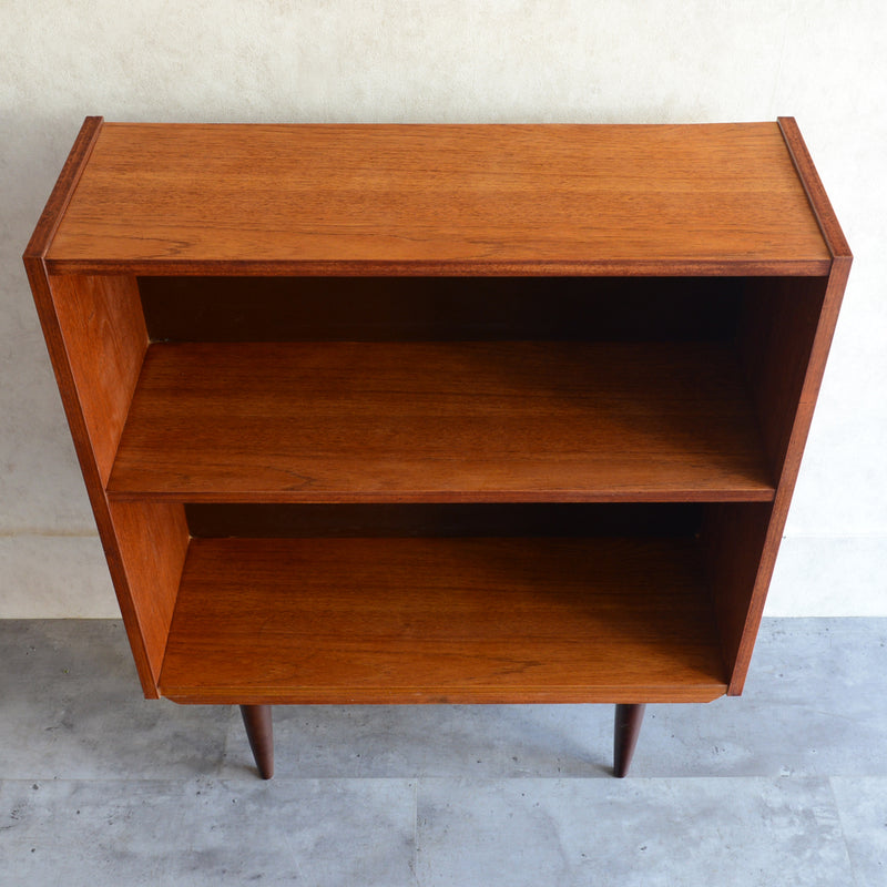 デンマークヴィンテージ　チークブックシェルフ6-2