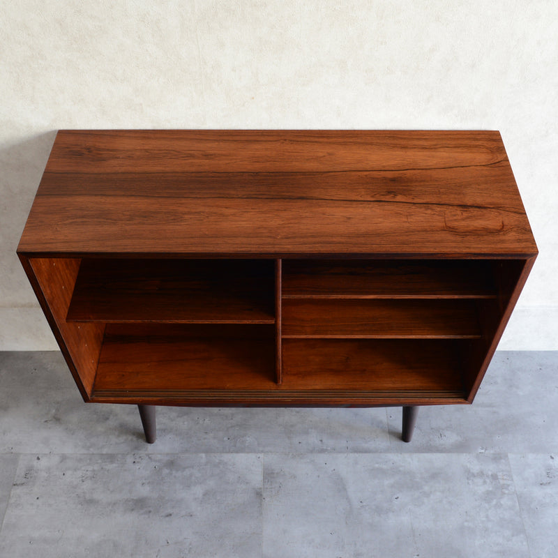 デンマーク ヴィンテージ　ローズウッド ガラスキャビネット02