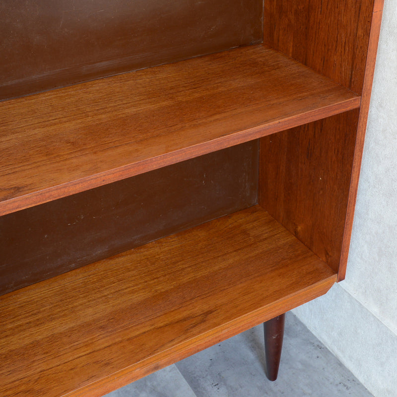 デンマークヴィンテージ　チークブックシェルフ6-2