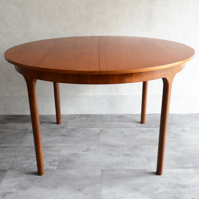 McINTOSH マッキントッシュ  エクステンション ラウンド ダイニングテーブル 04（天板剥離再塗装済）