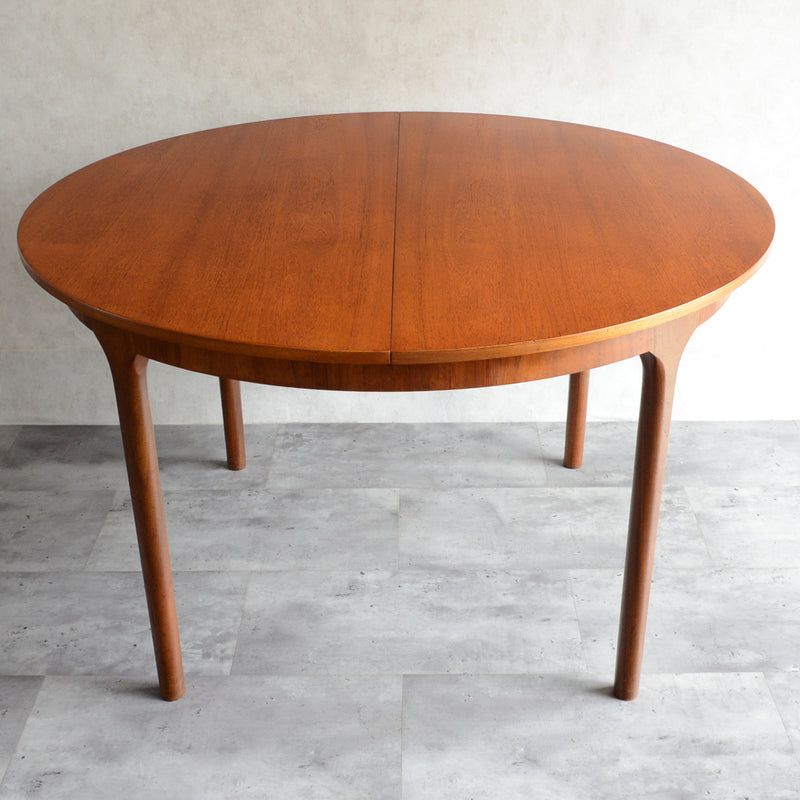 McINTOSH マッキントッシュ  エクステンション ラウンド ダイニングテーブル 04（天板剥離再塗装済）