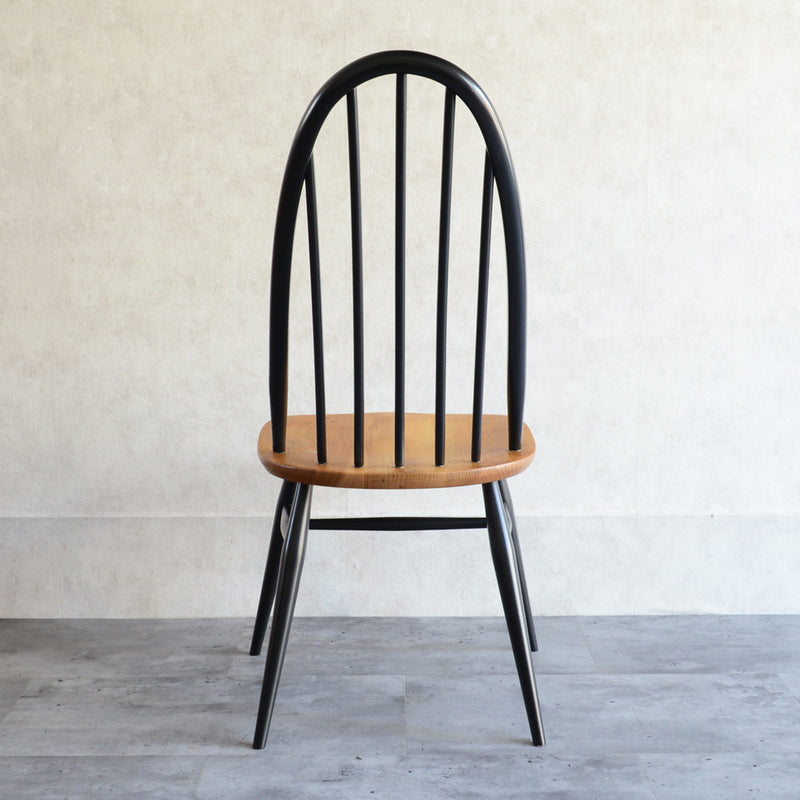 ERCOLアーコール クエーカーチェア (ブラック＆ナチュラル) 01