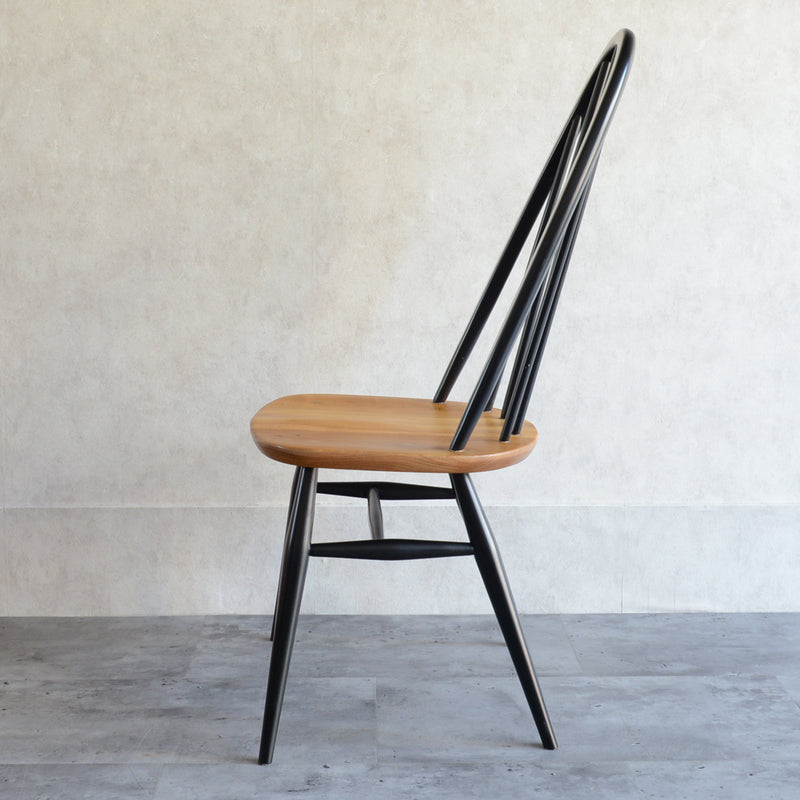 ERCOLアーコール クエーカーチェア (ブラック＆ナチュラル) 01