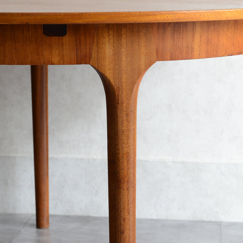 McINTOSH マッキントッシュ  エクステンション ラウンド ダイニングテーブル 04（天板剥離再塗装済）