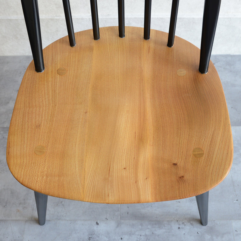 ERCOLアーコール クエーカーチェア (ブラック＆ナチュラル) 01