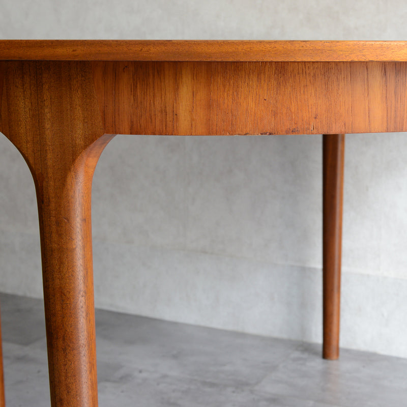 McINTOSH マッキントッシュ  エクステンション ラウンド ダイニングテーブル 04（天板剥離再塗装済）