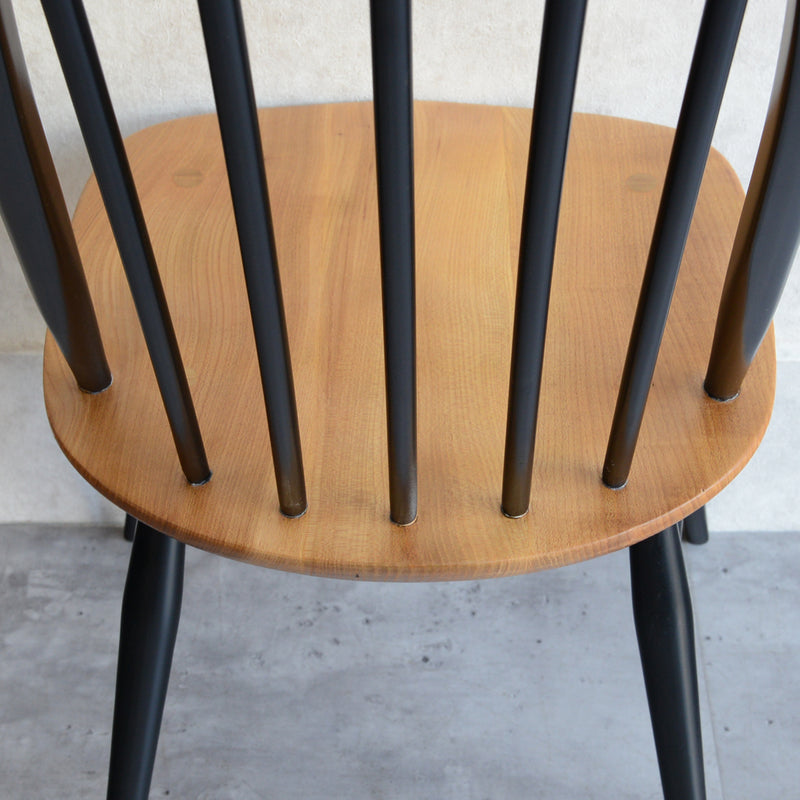 ERCOLアーコール クエーカーチェア (ブラック＆ナチュラル) 01