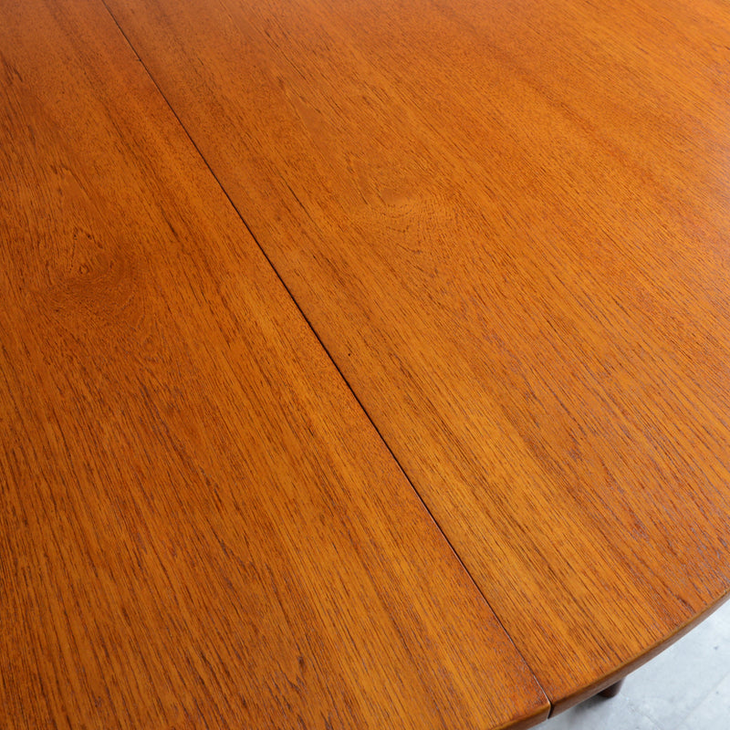 McINTOSH マッキントッシュ  エクステンション ラウンド ダイニングテーブル 04（天板剥離再塗装済）