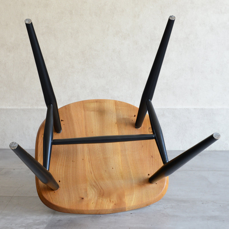 ERCOLアーコール クエーカーチェア (ブラック＆ナチュラル) 01